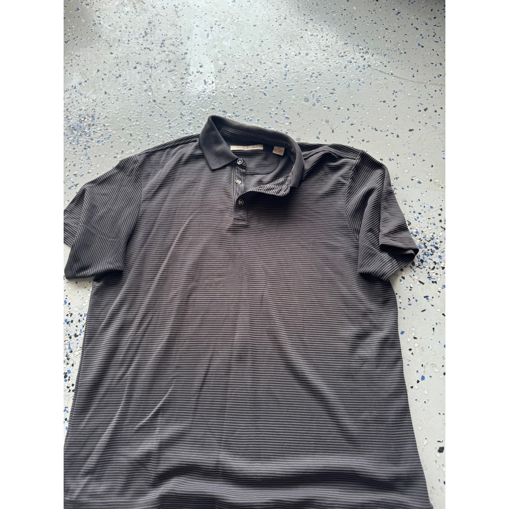 Tommy Bahama Striped Polo Shirt Golf Casual Short Sleeve‎ Top Large